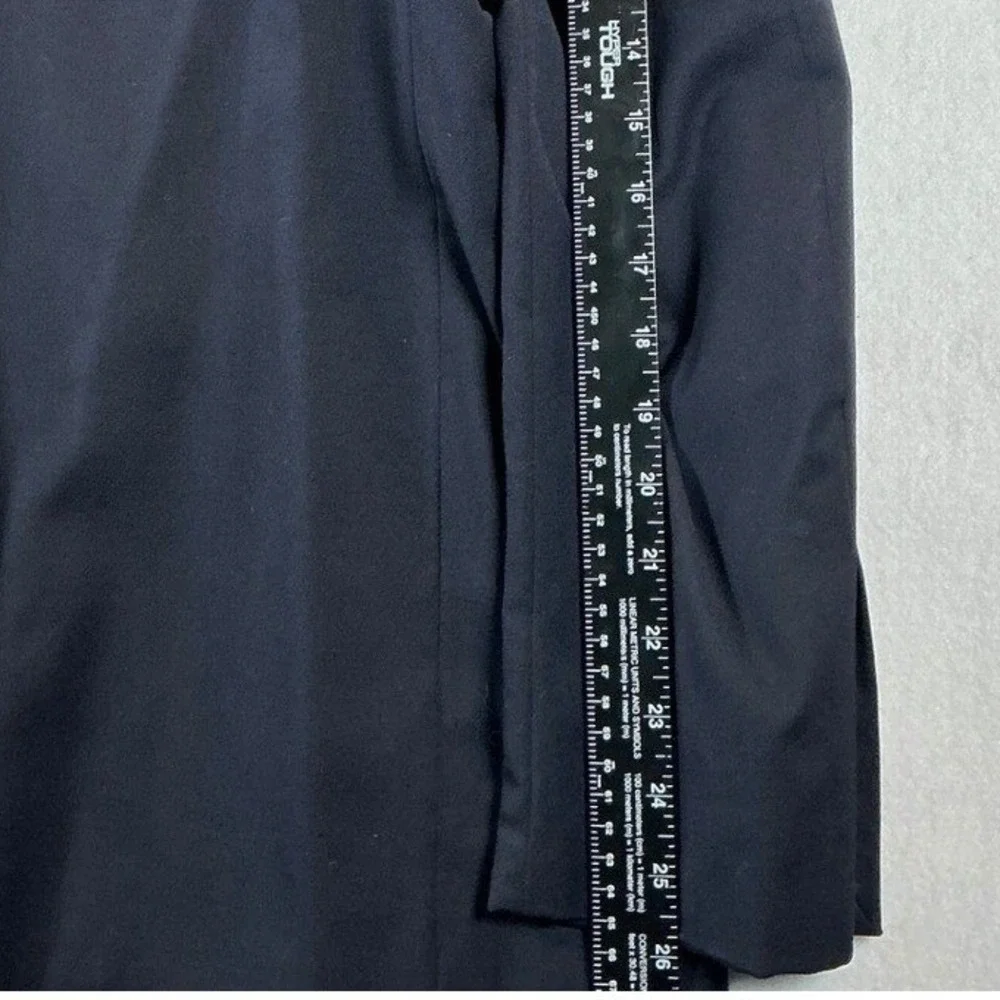 Joseph & Feiss Gold Mens 44 Reg‎ Navy Blue 100% Wool Classic Fit Blazer Jacket
